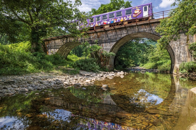眼鏡橋　秋田内陸線　スマイルレール