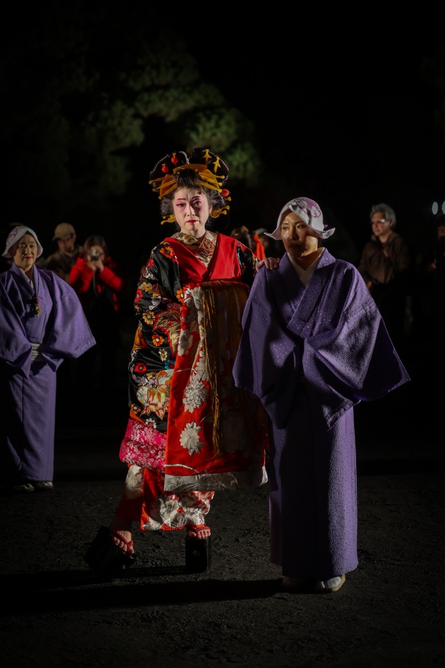 黒石こみせまつり　狐の嫁入り行列