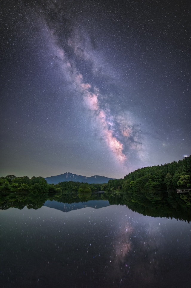 秋田県にかほ市の星空