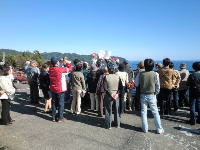 釜石市内にて震災学習