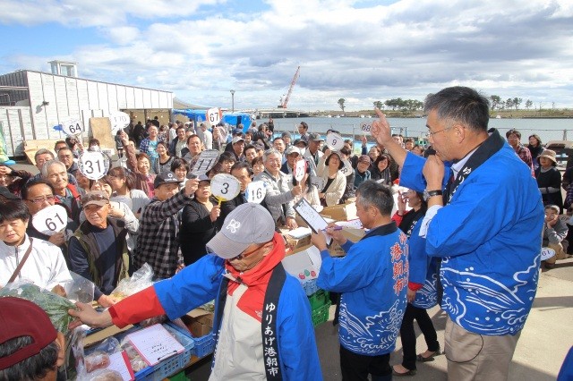 Yuriage Harbor Morning Market