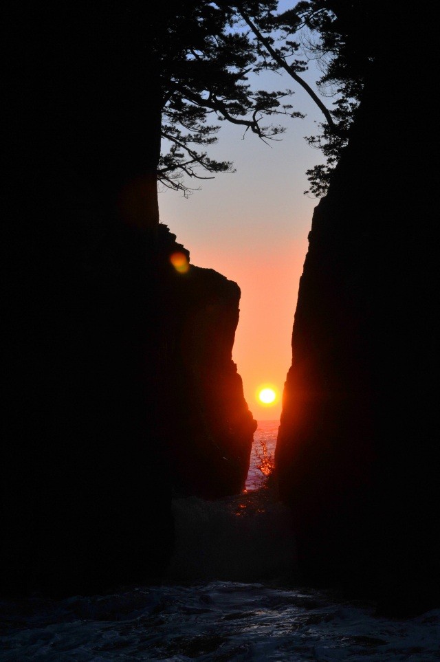 神割崎の日の出
