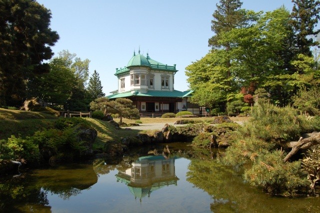 大石武学流の神髄を示した庭園