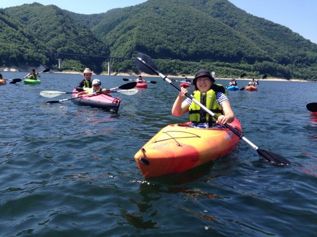 茂庭っ湖カヤックツアー