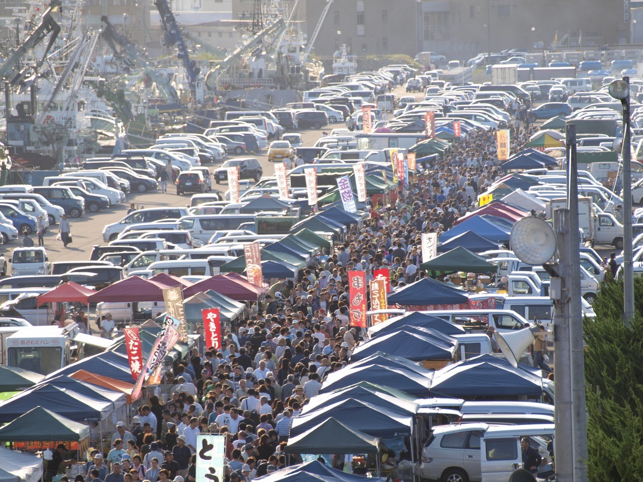 Tatehana Wharf Morning Market