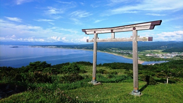夷王山山頂からの風景