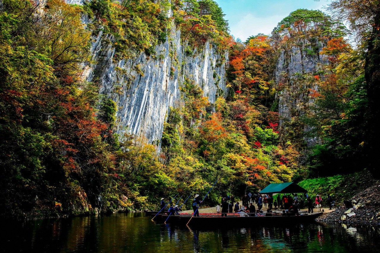 猊鼻渓 名勝 日本百景 東北dc観光素材集 旅東北 東北の観光 旅行情報サイト
