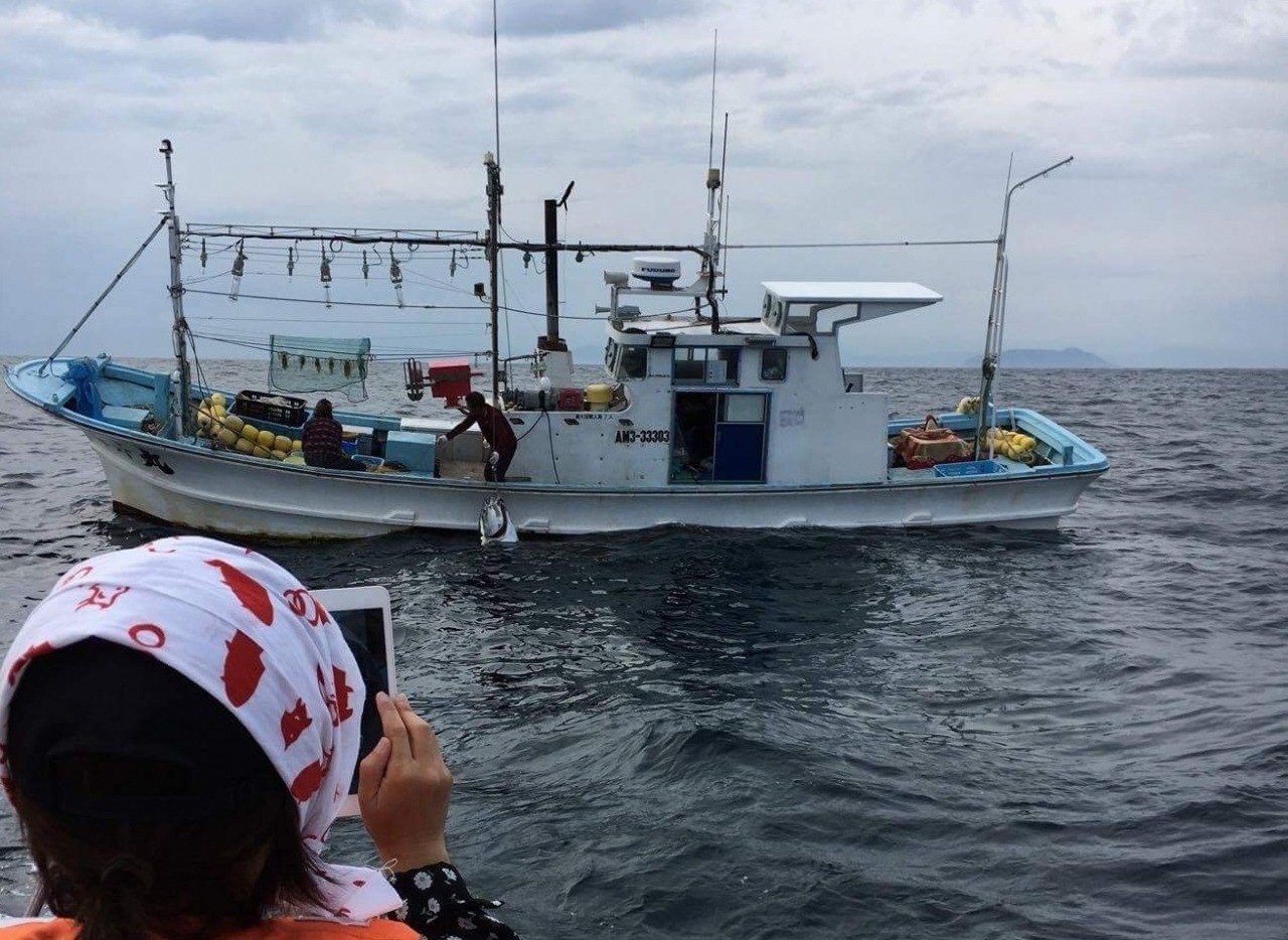 Oma tuna pole-fishing watching tour