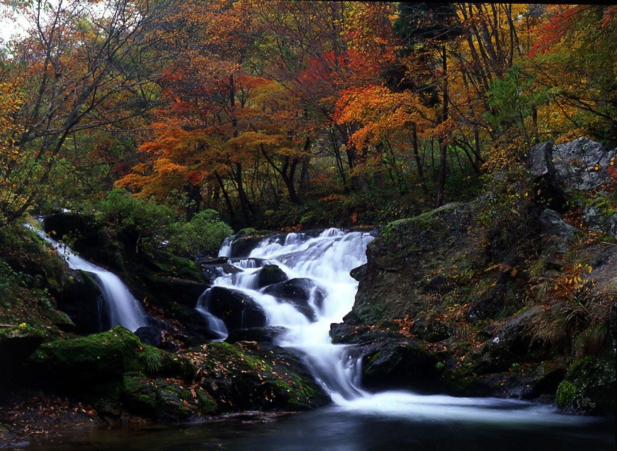 Otaki Falls in Oshuku