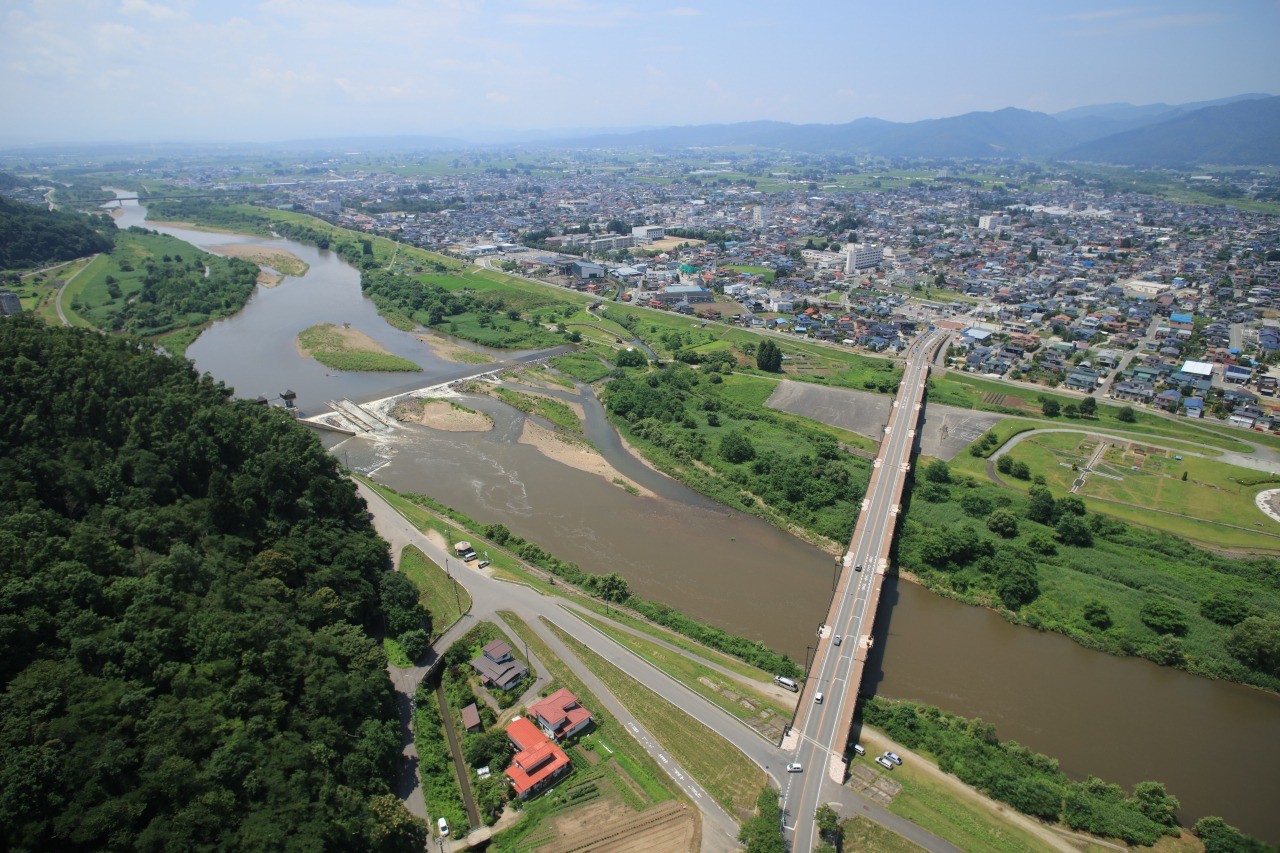重要文化的景観　最上川上流域における長井の町場景観を散策