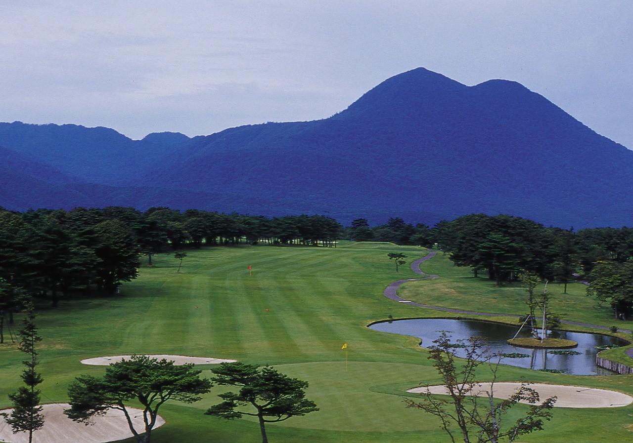 A golf course in Hokkaido and the Tohoku region, which is the second place at an altitude