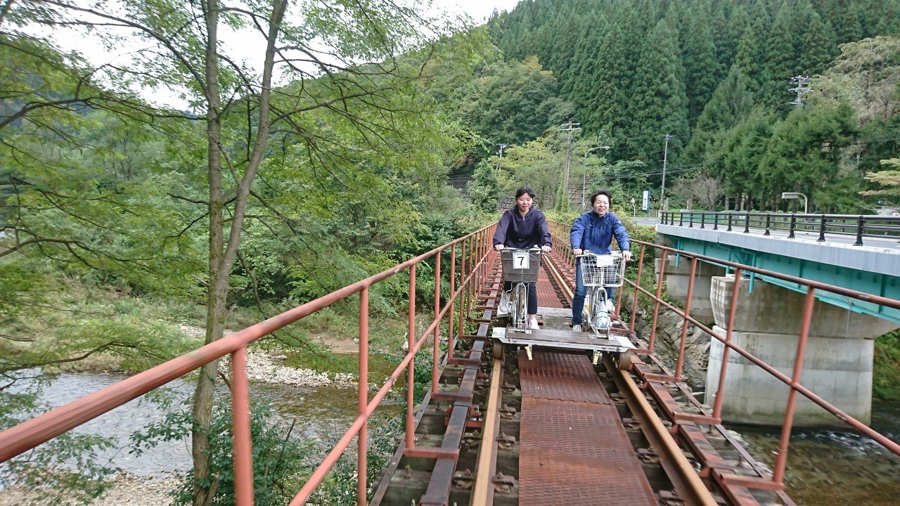 大館 小坂鉄道レールバイク 秋田県大館市 東北dc観光素材集 旅東北 東北の観光 旅行情報サイト