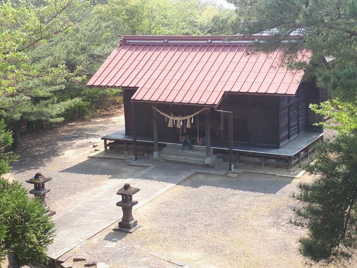 愛宕神社(箱崎の獅子舞)と展望台