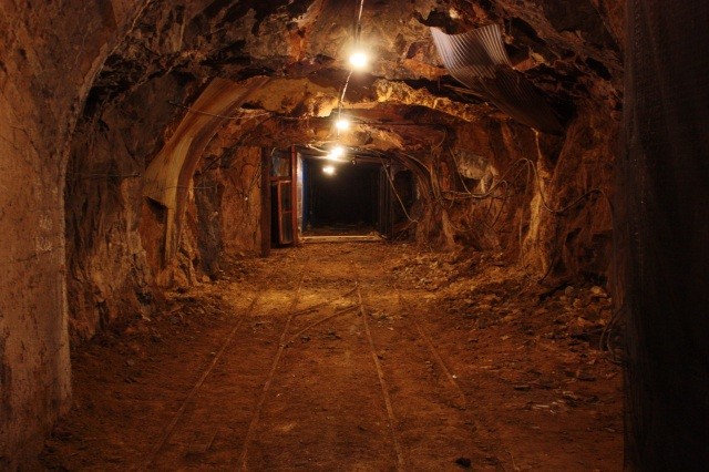 実際の坑道の中で砂金採りなどが楽しめます。