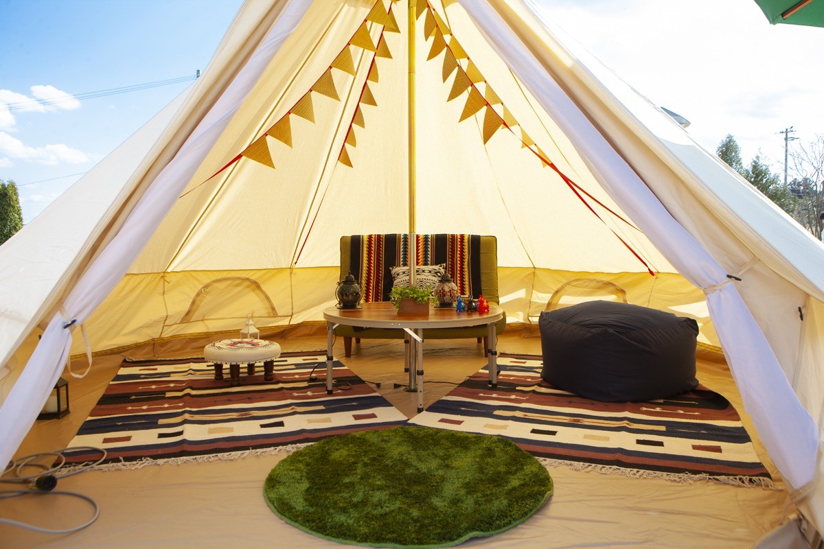 BBQ and glamping with everything prepared for you