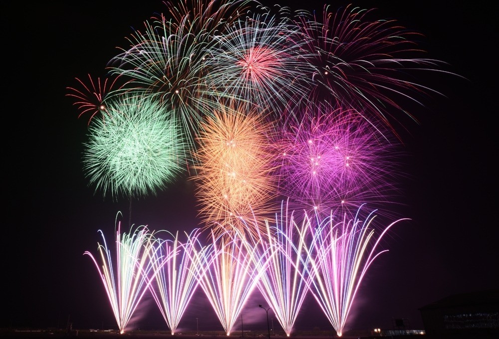 Port Festival Noyo fireworks (Noshiro, Akita Prefecture)