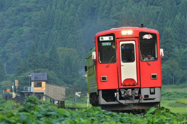 阿仁マタギ駅付近