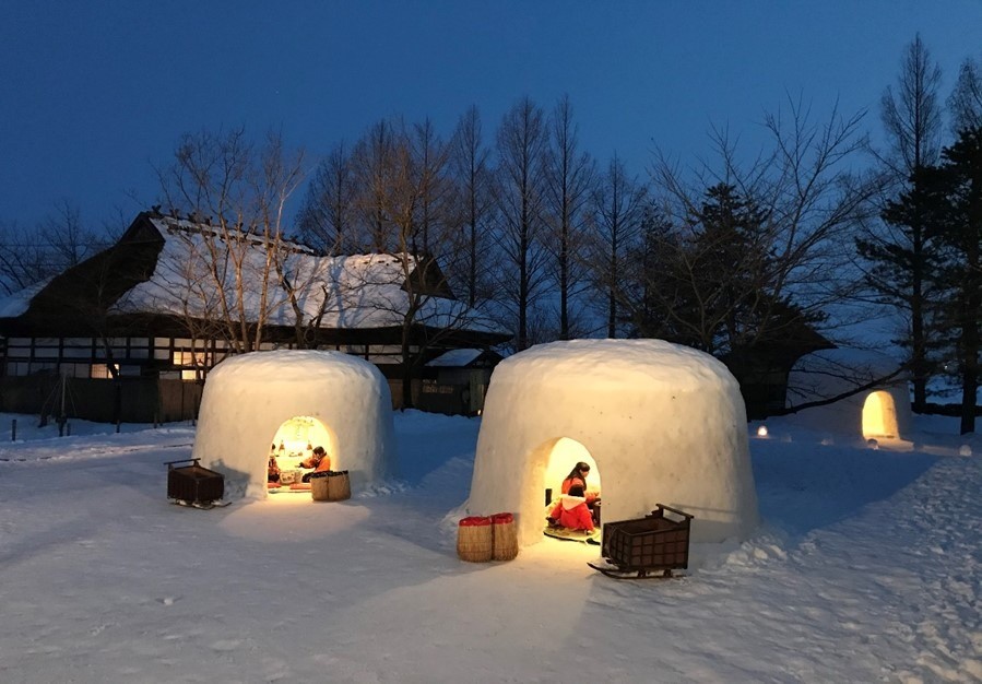 かまくらin木戸五郎兵衛村（秋田県横手市）