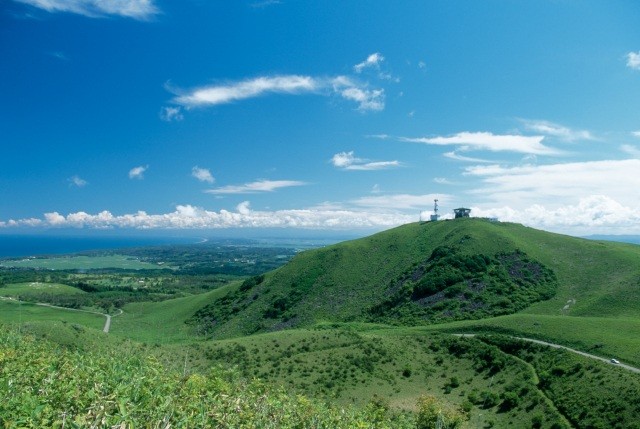 寒風山景色