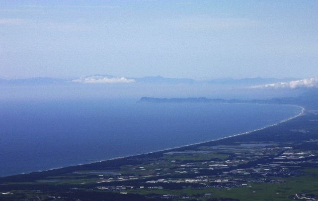 岩木山８合目からのぞむ北海道