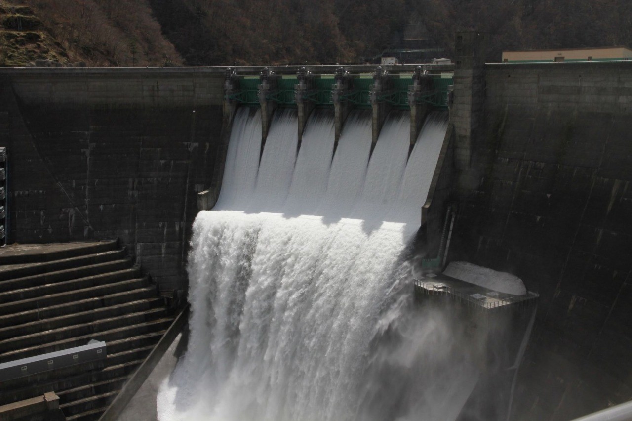 Yuda Dam (Spring release)