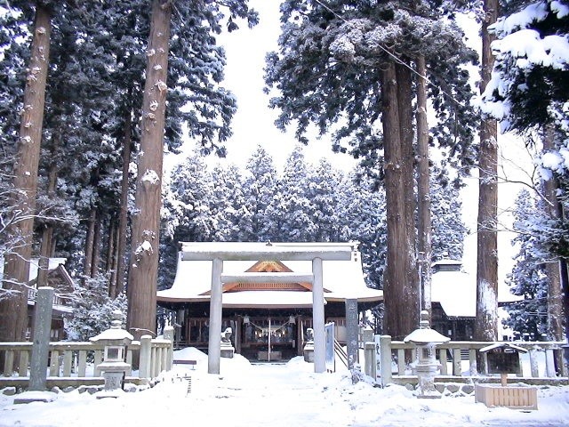 總宮神社の冬