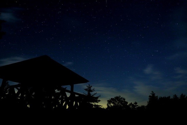 昭和村は星空がきれいにみえます