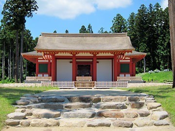Visit to the temple related to the high priest, Tokuichi