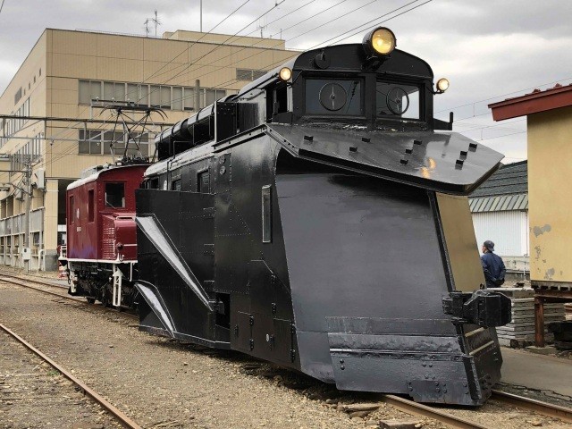 弘南鉄道 車両基地見学・ラッセル車操作体験